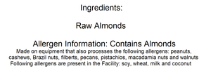 Raw Almonds - Nutty World