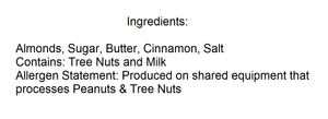 Cinnamon Toasted Almonds - Nutty World