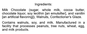 Milk Chocolate Walnuts