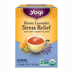 Yogi Honey Lavender Stress Relief Tea - Nutty World