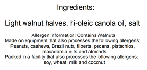 Walnut Halves (Salted) - Nutty World