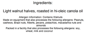 Walnut Halves (No Salt) - Nutty World